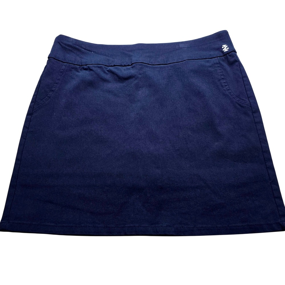 IZOD Golf Womens Size 8 Skort Navy Blue Faux Pockets Stretch Activewear
